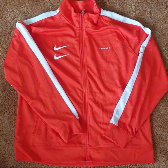 Nike Orange Track Jacket - Picture 1 of 8